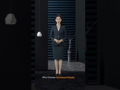 अनुकूलित प्रीमियम नालीदार एल्यूमीनियम छत शीट